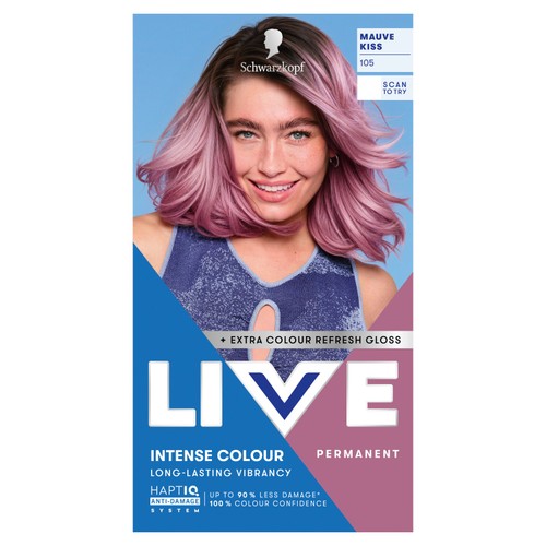 LIVE Intense Colour Permanent Hair Dye 105 Mauve Kiss