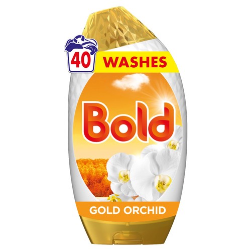 Bold Washing Liquid Gel Gold Orchid 40 Washes 1320ml