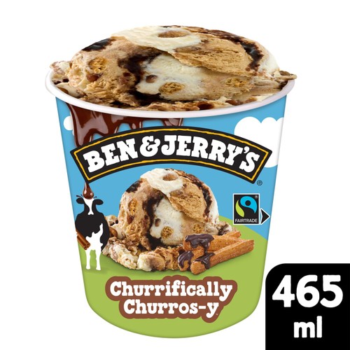 Ben & Jerry's Churrifically Churros-y Ice Cream Tub 465ml