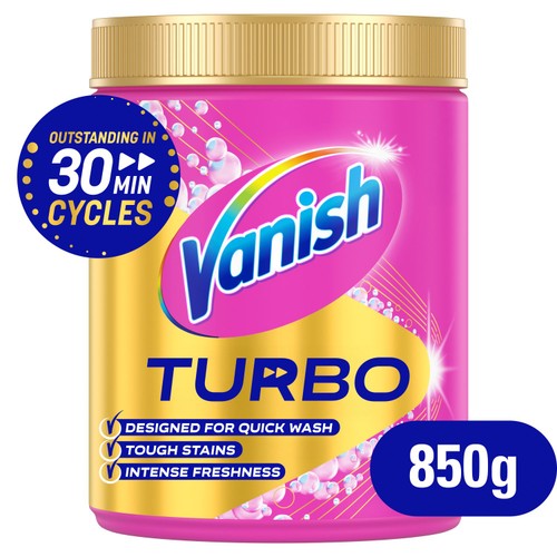 Vanish Turbo Fast Acting Stain Remover 850g