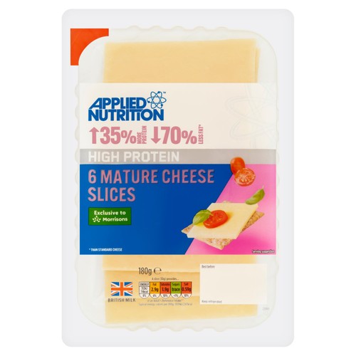 Applied Nutrition High Protein 6 Mature Cheese Slices thumbnail 2