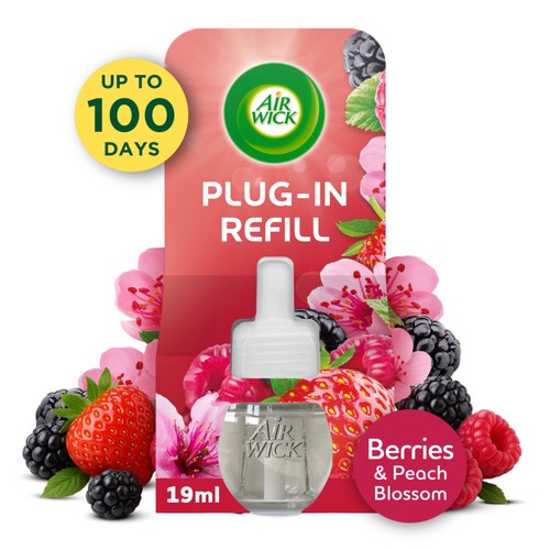Air Wick Plug-In Refill Berries & Peach Blossom Air Freshener 19ml