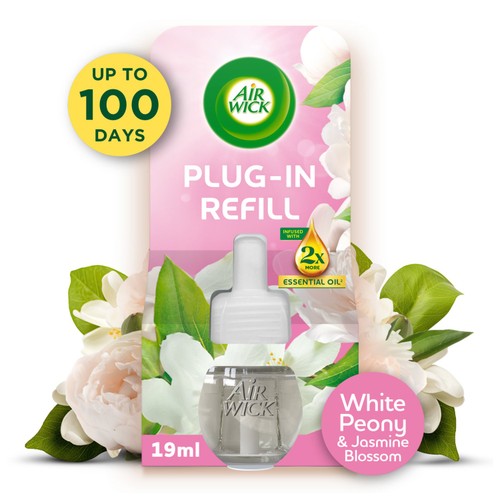 Air Wick Plug-In Refill White Peony & Jasmine Blossom Air Freshener 19ml