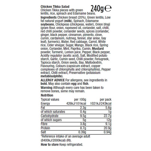 Applied Nutrition High Protein Chicken Tikka Salad Bowl   240g thumbnail 3