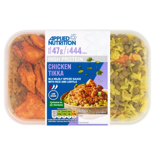 Applied Nutrition High Protein Chicken Tikka With Rice 400g