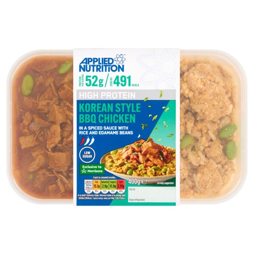 Applied Nutrition High Protein Korean Style BBQ Chicken With Rice 400g