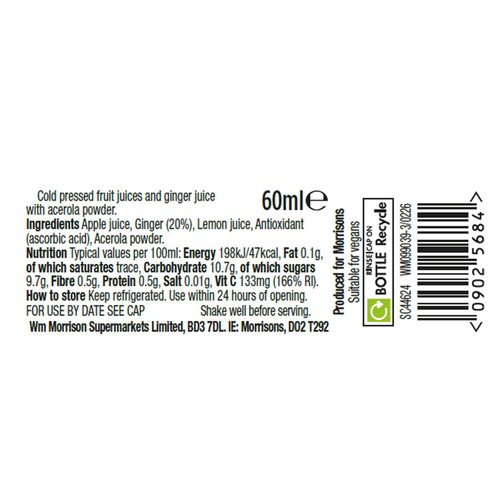 Morrisons Ginger Shot 60ml thumbnail 2