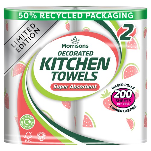 Morrisons Spring Summer Limited Edition Kitchen Roll