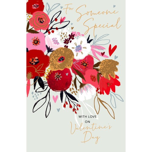 For Someone Some Special Floral Valentine's Day Card