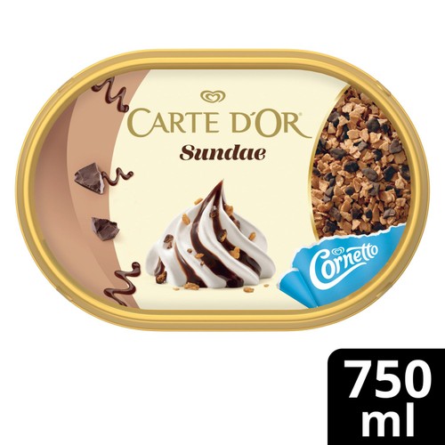 Sundae Chocolate Ice Cream Tub 750 ml