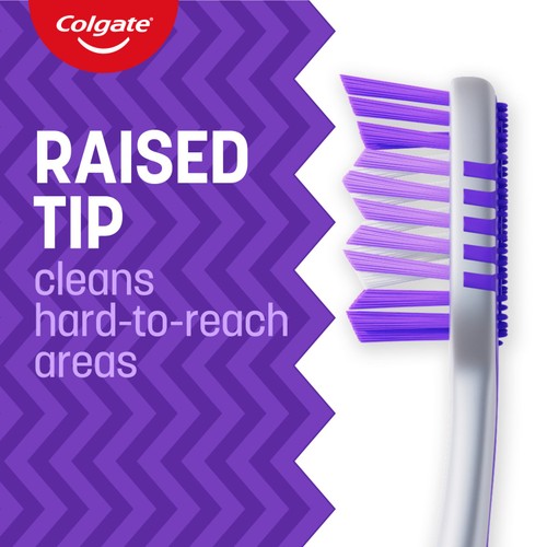 Colgate Zigzag Medium Toothbrushes  thumbnail 4