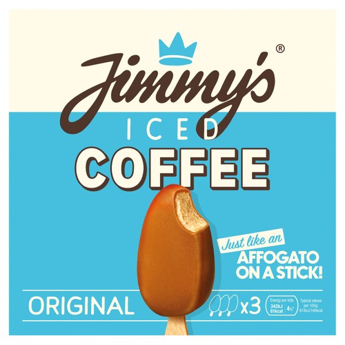 Jimmy's Iced Coffee Ice Cream Sticks 3 x 80ml