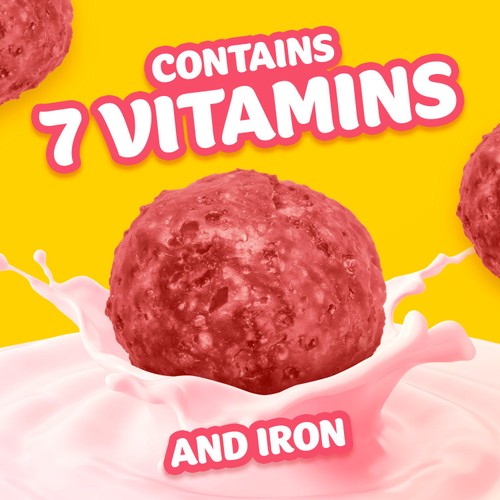 Nesquik Strawberry Breakfast Cereal 310g thumbnail 4