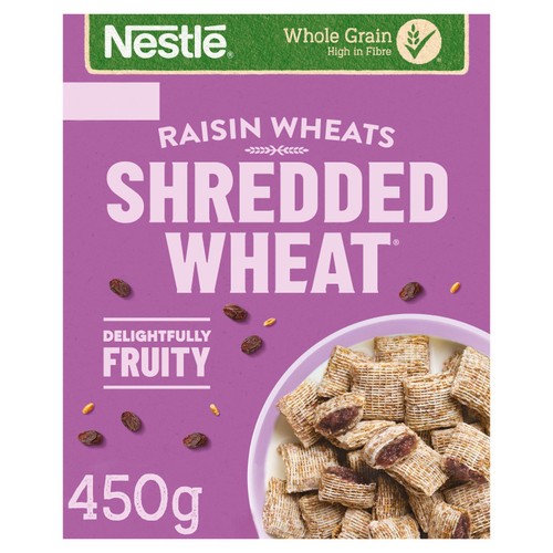 Nestlé Shredded Wheat Bitesize Raisin Breakfast Cereal 450g