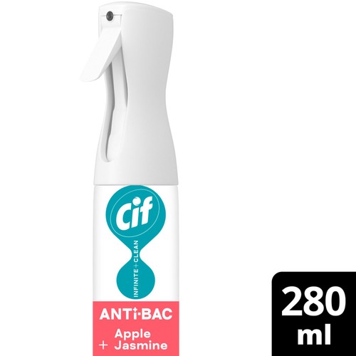 Cif Infinite Clean Antibacterial Spray Cleaner Apple & Jasmine 280 ml