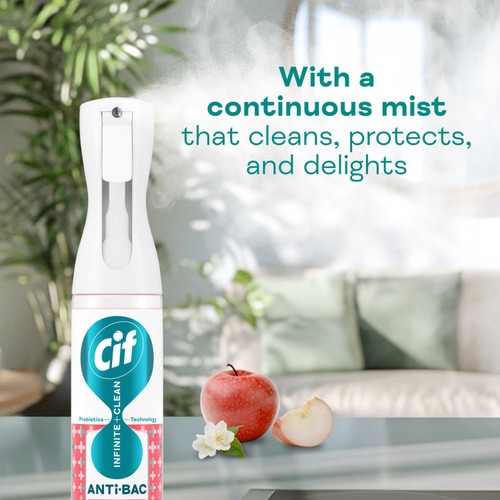 Cif Infinite Clean Apple & Jasmine Anti-Bac Cleaner Spray thumbnail 3