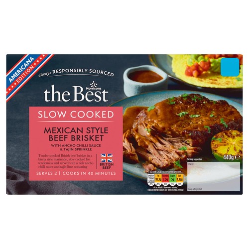 Morrisons British The Best Slow Cooked Mexican Style Beef Brisket 440g