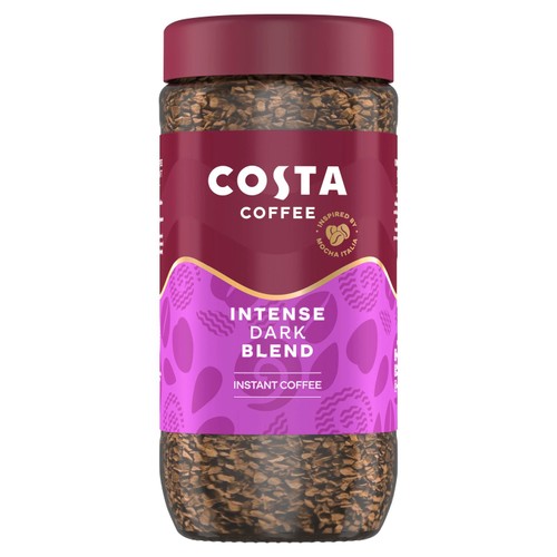Costa intense dark blend instant coffee 190g