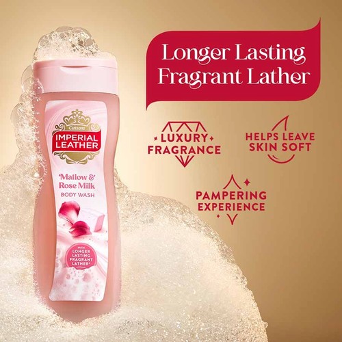 Imperial Leather Mallow & Rose Milk Shower  thumbnail 3