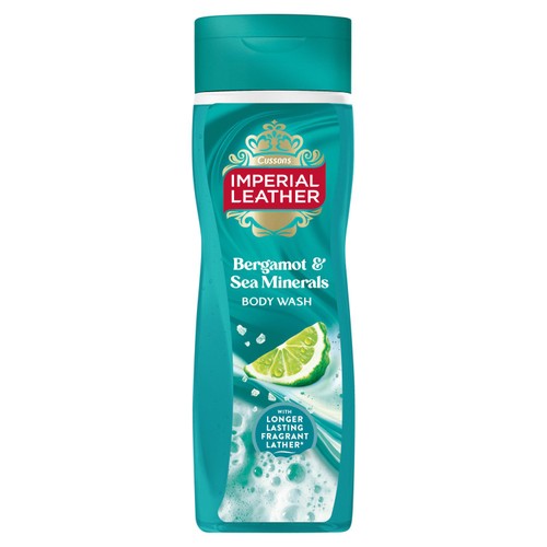IMPERIAL LEATHER BODYWASH BERGAMOT & SEA MINERALS BODY WASH 480ML