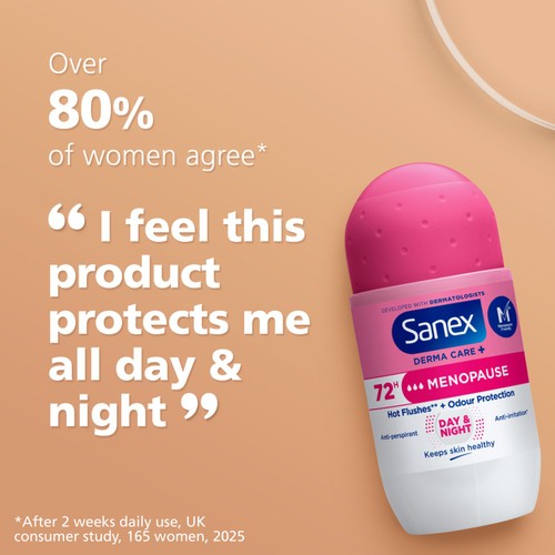 Sanex Derma Care Menopause Roll-On Deodorant  thumbnail 4