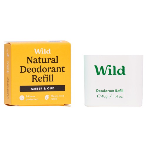 Wild Amber & Oud Natural Deodorant Refill