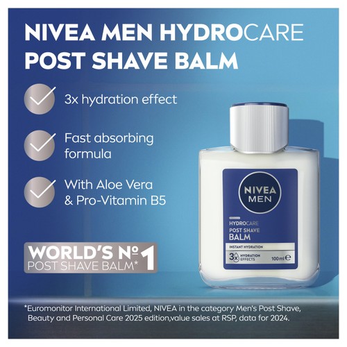Nivea Men Hydrocare Post Shave Balm With Aloe Vera thumbnail 3