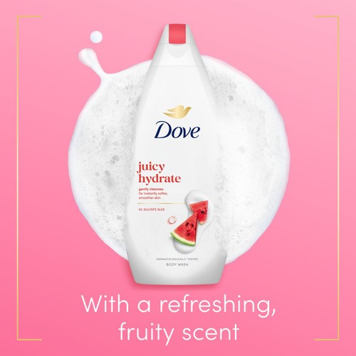 Dove Body Wash Juicy Hydrate Base 450ml thumbnail 3