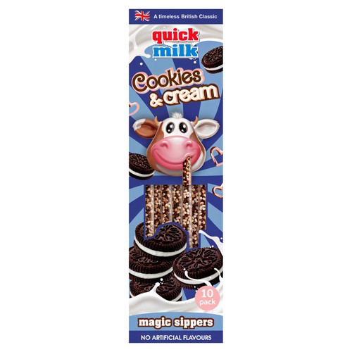 Quick Milk Magic Sipper Cookie & Cream 10 x 6g
