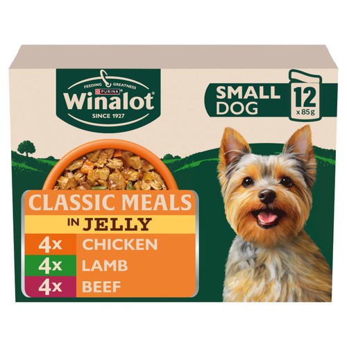 Winalot Meaty Chunks Small Dog Mixed In Jelly Dog Food