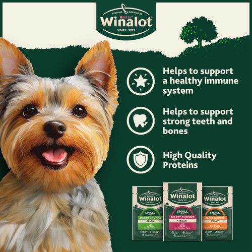 Winalot Meaty Chunks Small Dog Mixed In Jelly Dog Food  thumbnail 4
