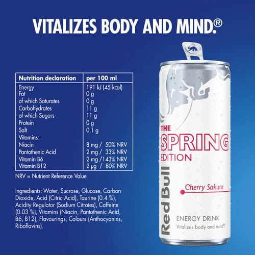 Red Bull Cherry Edition 4X250 ML thumbnail 3