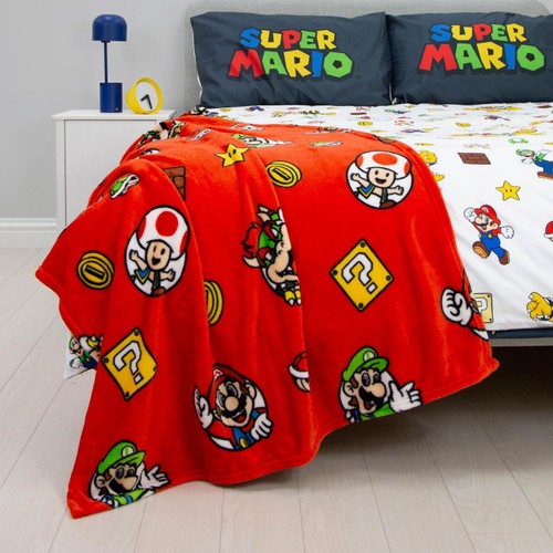 Nintendo Here We Go Again Fleece Blanket thumbnail 2