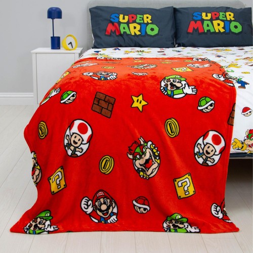 Nintendo Here We Go Again Fleece Blanket thumbnail 5