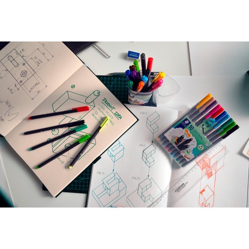 Staedtler 10PK Triplus Fineliner thumbnail 2