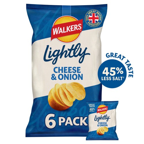 Walkers Lightly Cheese & Onion thumbnail 2