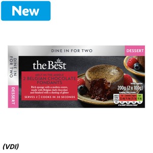(VDI) Morrisons The Best Melt In The Middle Chocolate Puddings 200g