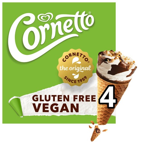 Cornetto Gluten Free & Dairy Free Vegan Ice Cream Cones 
