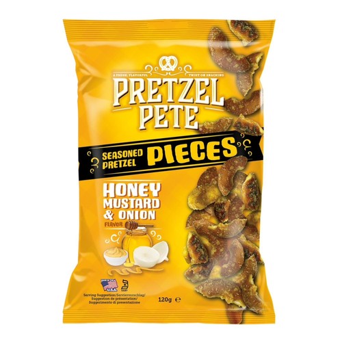 Pretzel Pete Honey Mustard Broken Pieces 120G