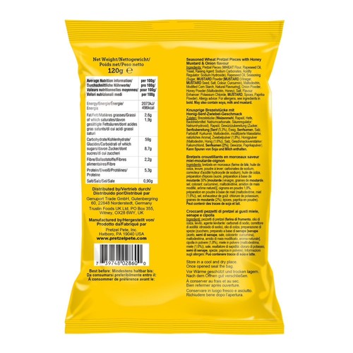 Pretzel Pete Honey Mustard Broken Pieces 120G thumbnail 2