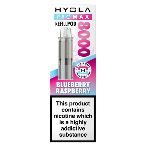 Hyola Pro Max 8000 Pod Blueberry Raspberry thumbnail 2