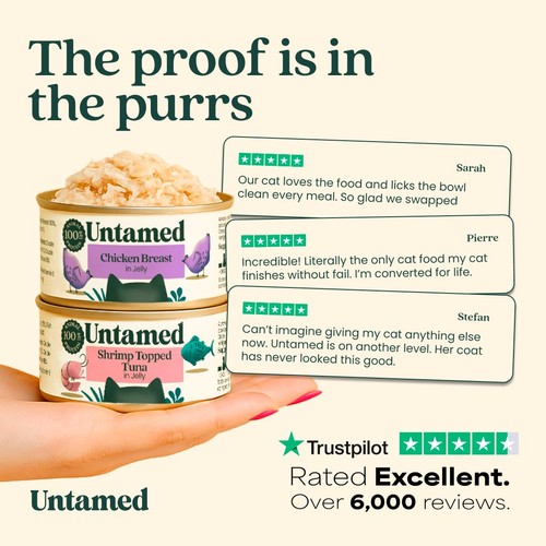 Untamed Wild Tuna In Jelly Cat Food  thumbnail 4