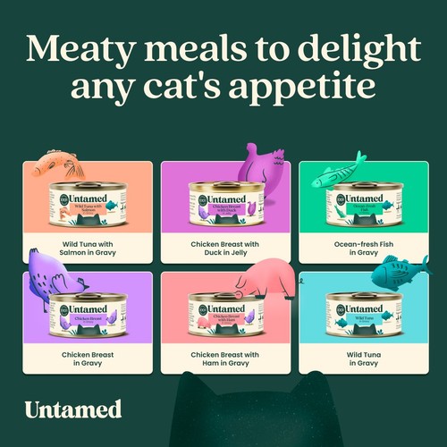 Untamed Wild Tuna In Jelly Cat Food  thumbnail 5