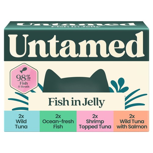 Untamed Fish Selection Box In Jelly Cat Food 6 x 75g thumbnail 2