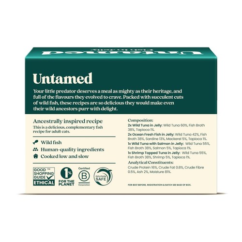 Untamed Fish Selection Box In Jelly Cat Food 6 x 75g thumbnail 4