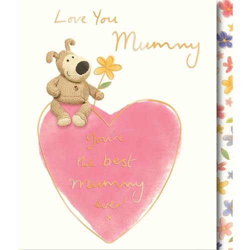 Boofle Love You Mummy Heart Mother's Day Card