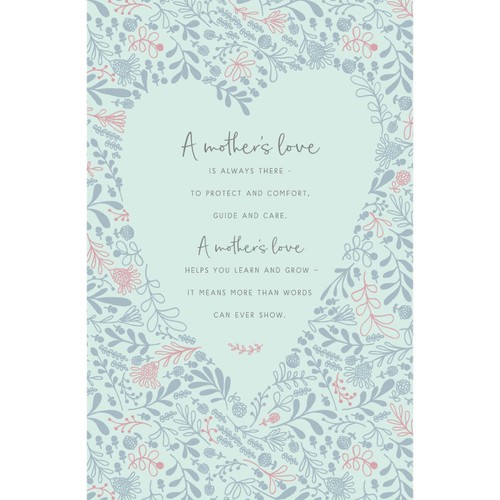 A Mother's Love Mother's Day Card