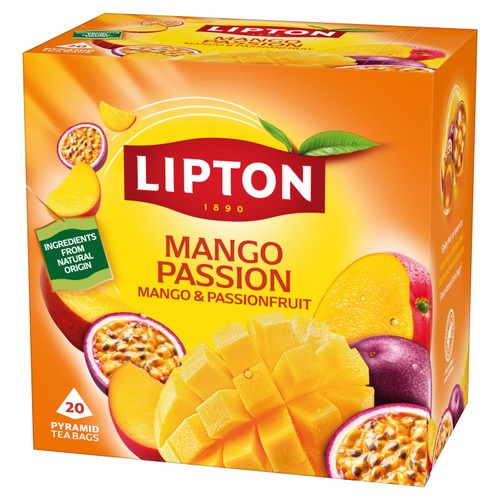 Lipton Fruit & Herbal Mango Passion 20 Tea Bags thumbnail 3