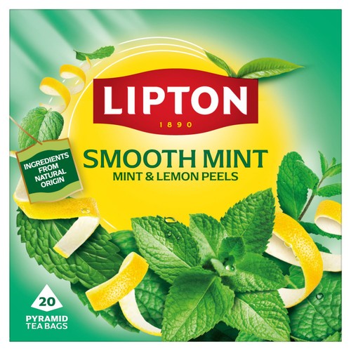 Lipton Fruit & Herbal Smooth Mint 20 Tea Bags thumbnail 2