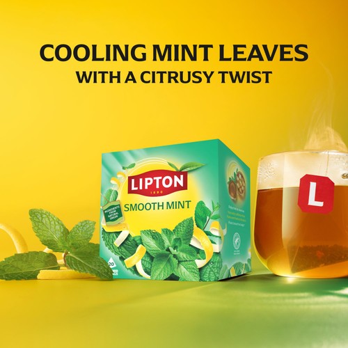 Lipton Fruit & Herbal Smooth Mint 20 Tea Bags thumbnail 4